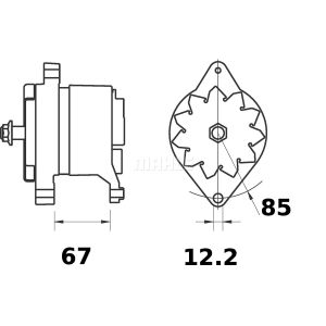 Vaihtovirtalaturi  LETRIKA MG 515