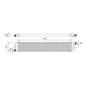 Raffreddatore motore VALEO 701289