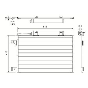 A/C-kondensor VALEO 814376