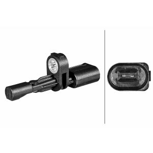 Snelheidssensor, ABS HELLA 6PU 358 216-311
