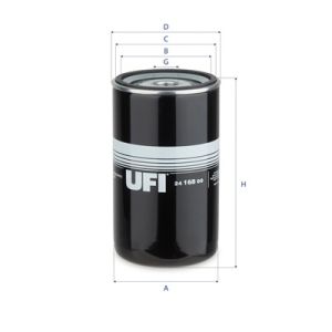 Kraftstofffilter UFI 24.168.00