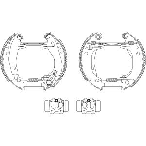 Bremsbackensatz TEXTAR 84030301