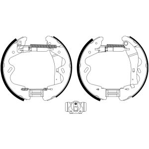 Jeu de mâchoires de frein Shoe Kit Pro TEXTAR 84065100