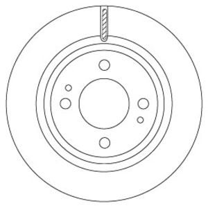 Bremsscheibe TRW DF6908