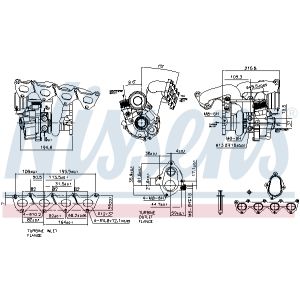 Supercharger, drukvulling NISSENS 93130