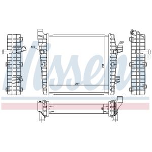 Lage temperatuurkoeler, Intercooler NISSENS 65320