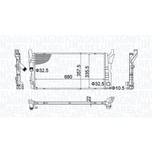 Radiador MAGNETI MARELLI 350213202900