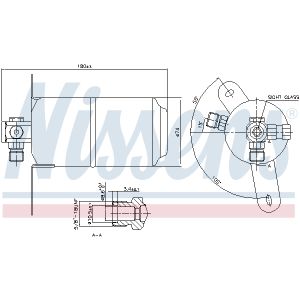 Secadora, aire acondicionado NISSENS NIS 95025