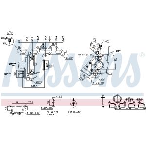 Supercharger, drukvulling NISSENS 93356