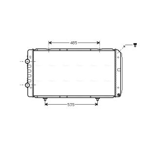 Arrefecedor do motor AVA COOLING PEA2268