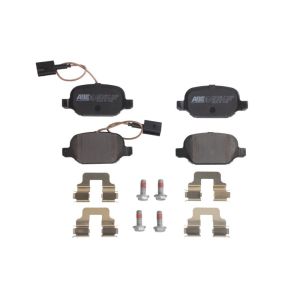 Conjunto de pastilhas de travão ABE C2D013ABE, atrás