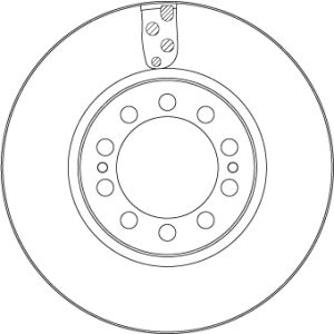 Bromsskiva TRW DF5138S