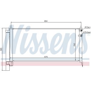 Condensator, Airconditioner NISSENS 940175