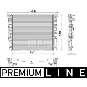 Kühler, Motorkühlung BEHR MAHLE CR 2215 000P