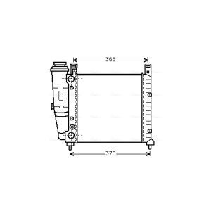 Arrefecedor do motor AVA COOLING FT2038