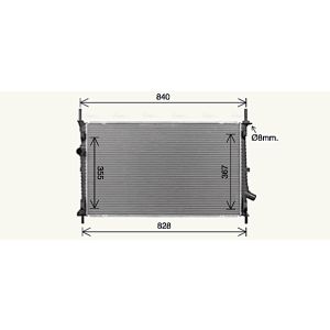 Arrefecedor do motor AVA COOLING FD2679