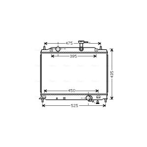 Arrefecedor do motor AVA COOLING HY2170