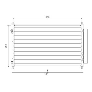 Condenseur, climatisation VALEO 822595