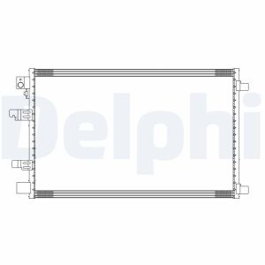 Condensador, sistema de ar condicionado DELPHI CF20310