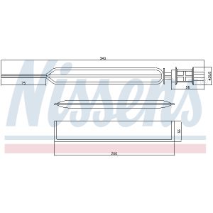 Secadora, aire acondicionado NISSENS NIS 95469