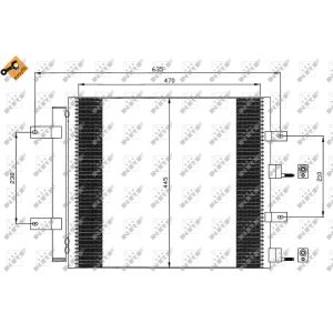 Condensor, airconditioning NRF 35604