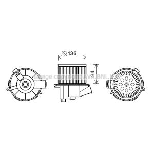 Bbinnenventilator AVA COOLING PE8387