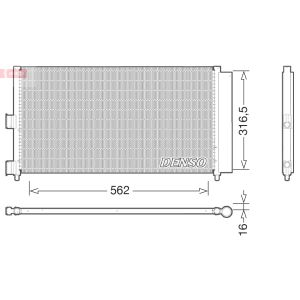 Kondensator, Klimaanlage DENSO DCN09072