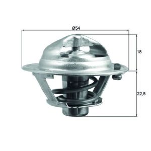 Thermostat (liquide de refroidissement) BEHR MAHLE TX 166 85D