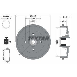 Remtrommel TEXTAR 94041200