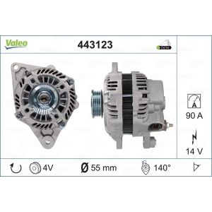 Drehstromgenerator VALEO 443123