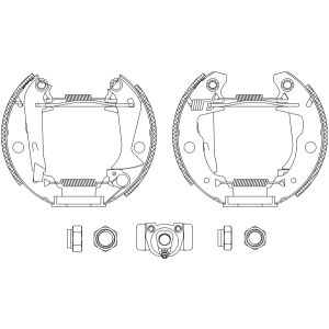 Jarrukenkäsarja Shoe Kit Pro TEXTAR 84029401