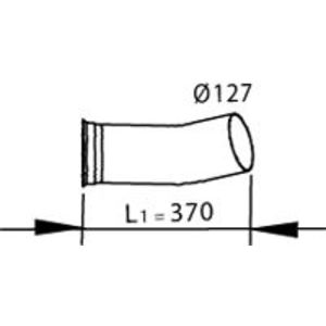 Tuyau d'échappement DINEX 82144