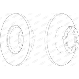 Disco de freno BERAL BCR117A