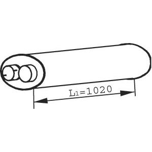 Silenziatore centrale DINEX 21395