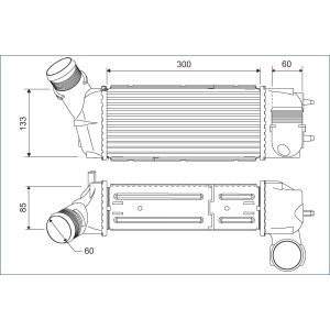 Ladeluftkühler VALEO 818769