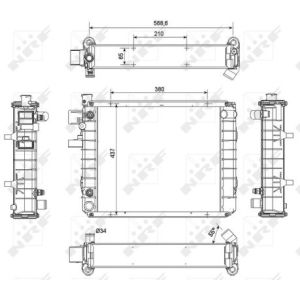 Kühler, Motorkühlung NRF 52299