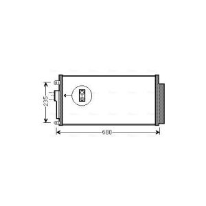 Condensator, airconditioning AVA COOLING FTA5386D
