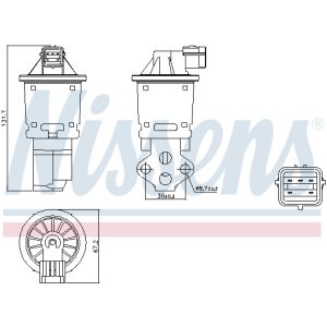 EGR-venttiili NISSENS 98247