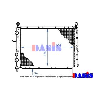 Motorkühler AKS DASIS 080000N