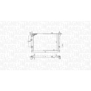 Arrefecedor do motor MAGNETI MARELLI 350213193200