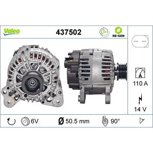 Alternador VALEO 437502