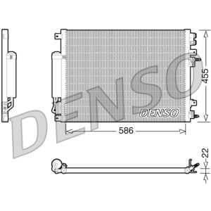 Kondensator, Klimaanlage DENSO DCN06001