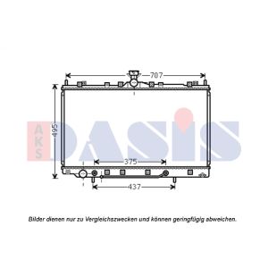 Raffreddatore motore AKS DASIS 140103N