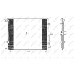 Condensor, airconditioning NRF 35984