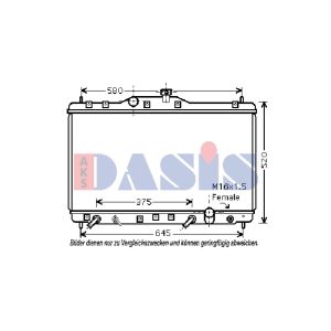 Motorkühler AKS DASIS 100034N
