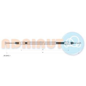 Cavo freno, freno a mano ADRIAUTO AD35.0242.1