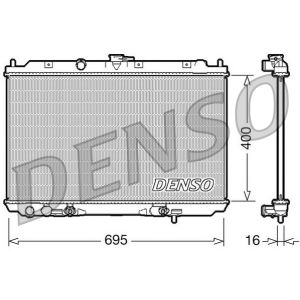 Radiador de motor DENSO DRM46026