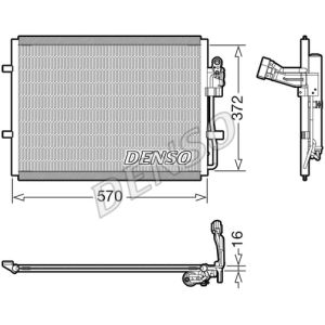 Condensatore, impianto di climatizzazione DENSO DCN44016