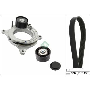 Cinto com várias nervuras (6PK1019)  INA 529 0595 10