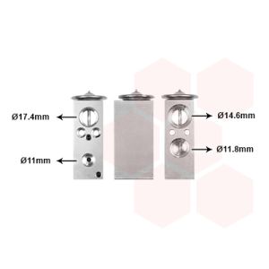 Valvola di espansione, impianto di climatizzazione VAN WEZEL 40001355